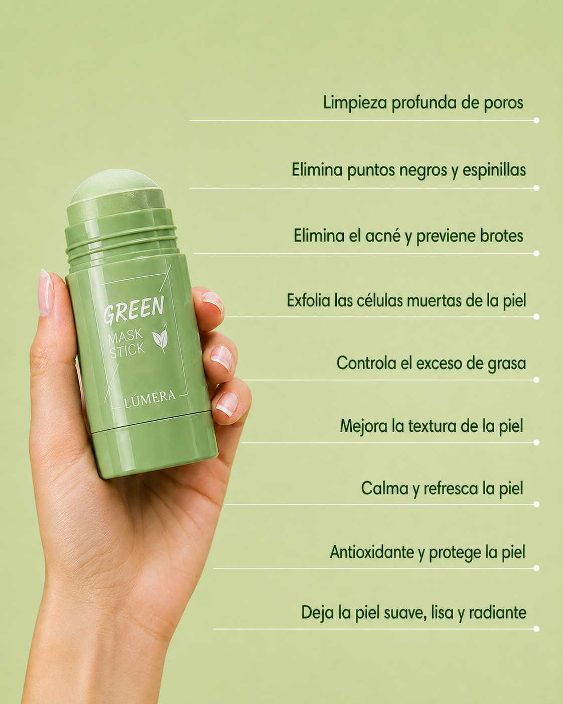 Mascarilla Facial de Bambú en Barra | Limpieza Profunda de Poros
